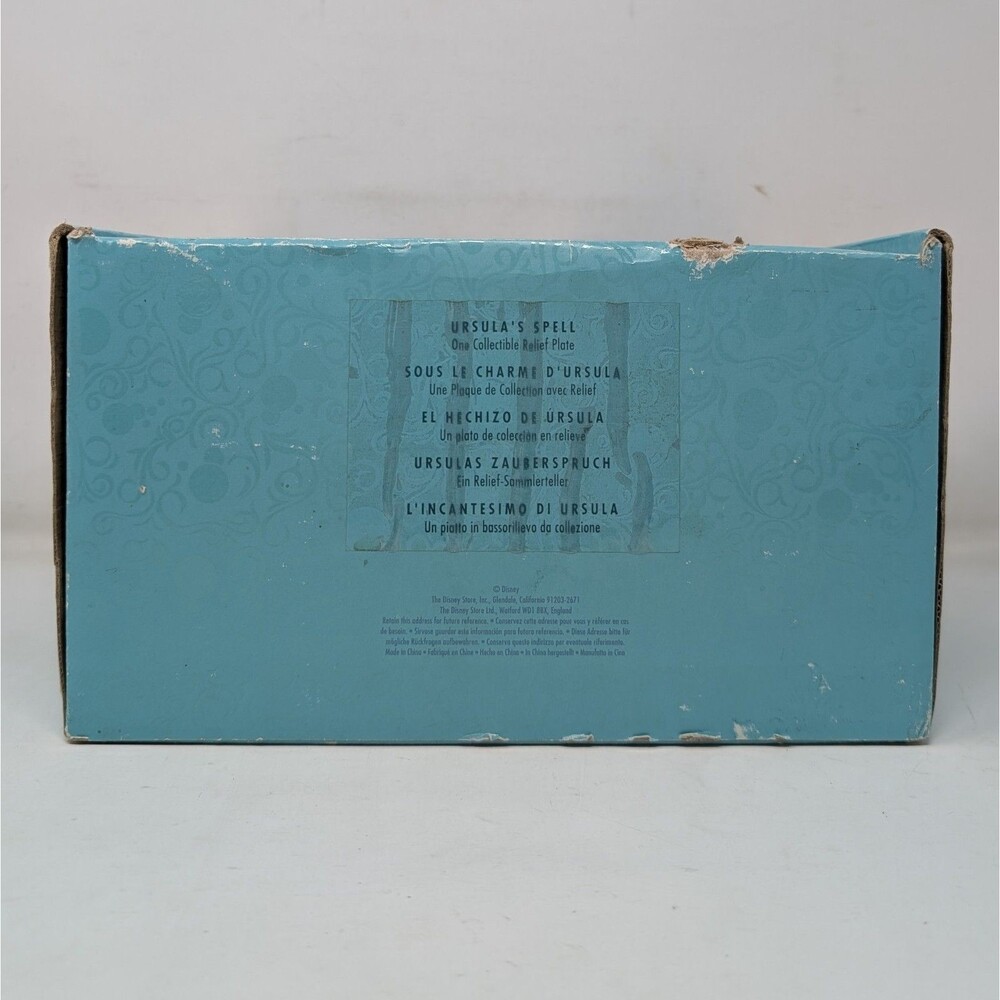 The Disney Store Little Mermaid 3D Plate Ursula’s Spell Limited Edition /5000 - Picture 10 of 13